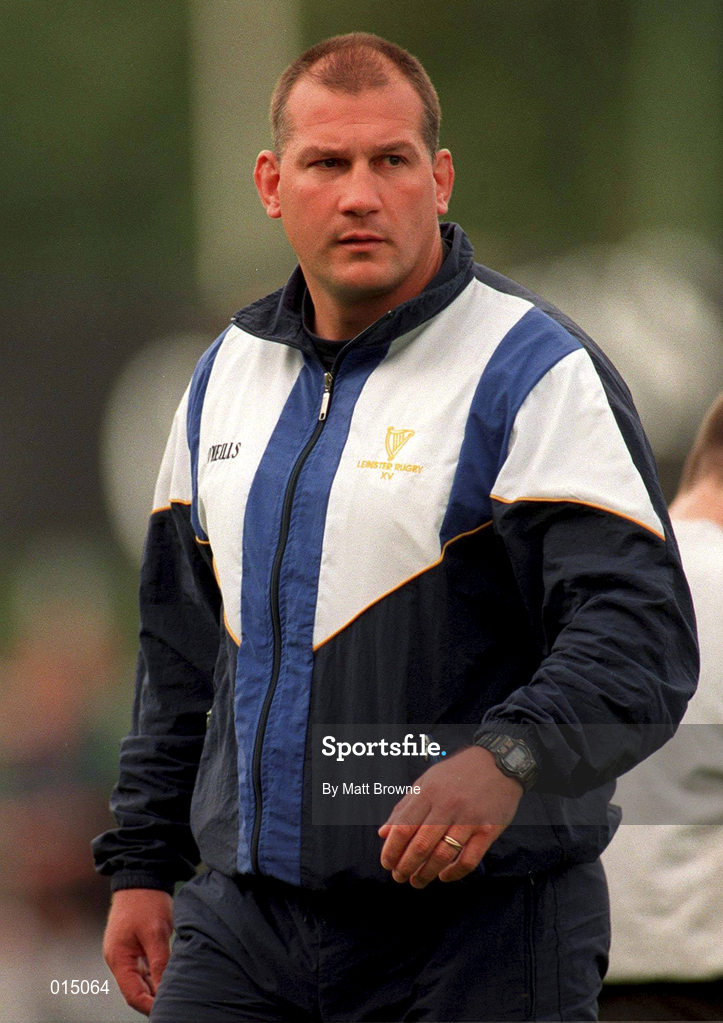 30 August 1997; Leinster head coach Mike Ruddock during the Interprovincial rugby match between Leinster and Connacht in Donnybrook Stadium in Dublin. Photo by Matt Browne/Sportsfile