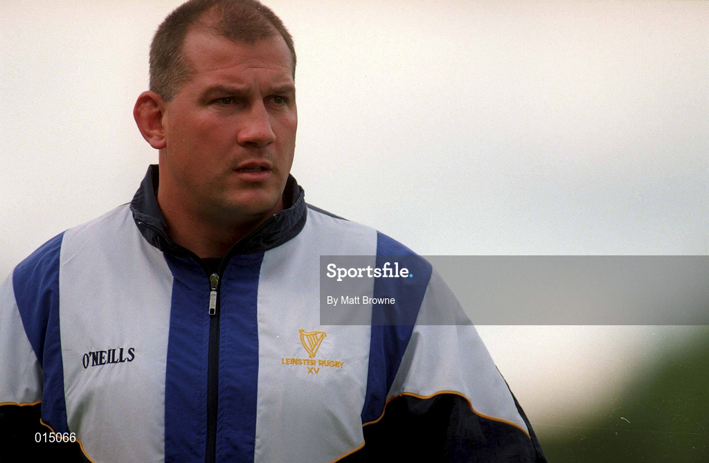 30 August 1997; Leinster head coach Mike Ruddock during the Interprovincial rugby match between Leinster and Connacht in Donnybrook Stadium in Dublin. Photo by Matt Browne/Sportsfile