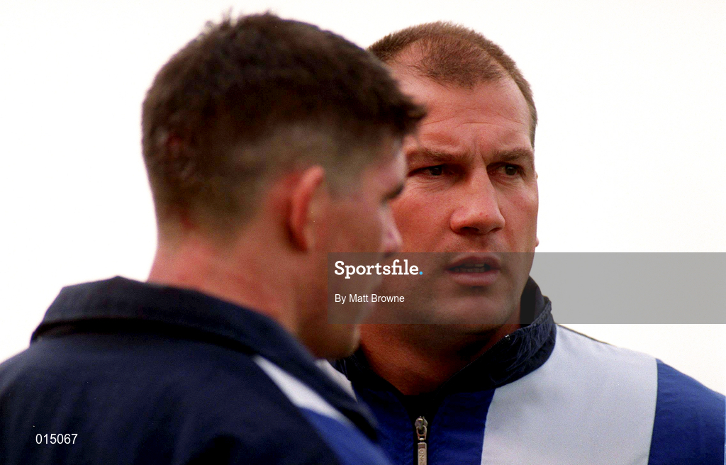 30 August 1997; Leinster head coach Mike Ruddock during the Interprovincial rugby match between Leinster and Connacht in Donnybrook Stadium in Dublin. Photo by Matt Browne/Sportsfile