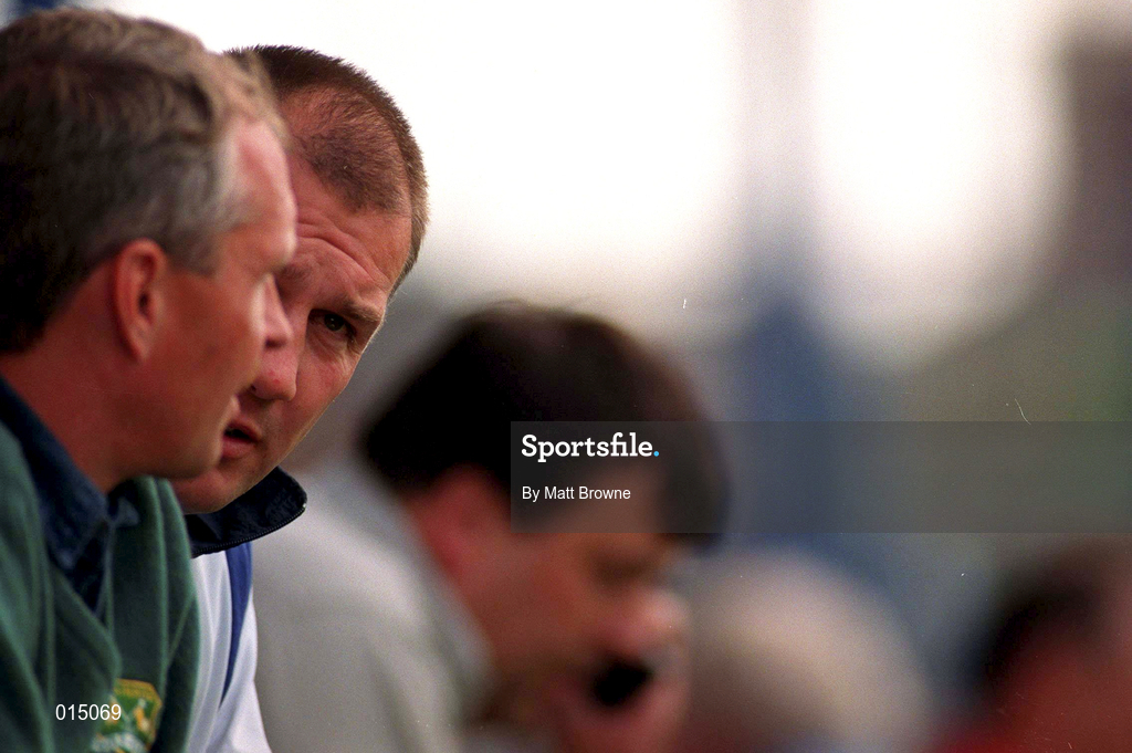 30 August 1997; Leinster head coach Mike Ruddock during the Interprovincial rugby match between Leinster and Connacht in Donnybrook Stadium in Dublin. Photo by Matt Browne/Sportsfile