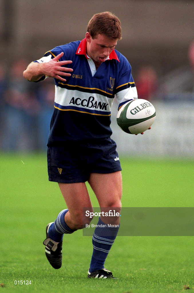 30 August 1997; Alan McGowan of Leinster during the Interprovincial rugby match between Leinster and Connacht in Donnybrook Stadium in Dublin. Photo by Brendan Moran/Sportsfile