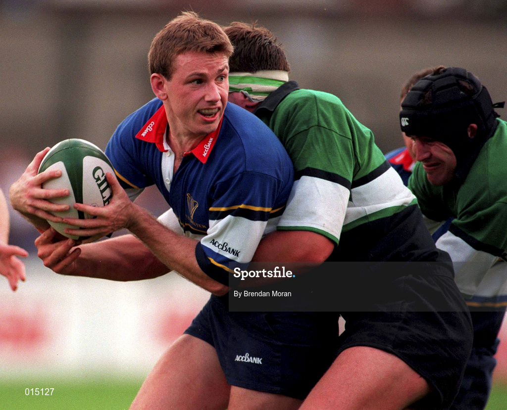 30 August 1997; Alan McGowan of Leinster during the Interprovincial rugby match between Leinster and Connacht in Donnybrook Stadium in Dublin. Photo by Brendan Moran/Sportsfile