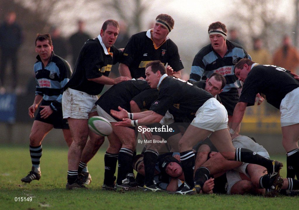 31 January 1998; Andy Matchett of Ballymena during the All-Ireland League Division 1 match between Shannon RFC and Ballymena RFC at Thomond Park in Limerick. Photo by Matt Browne/Sportsfile