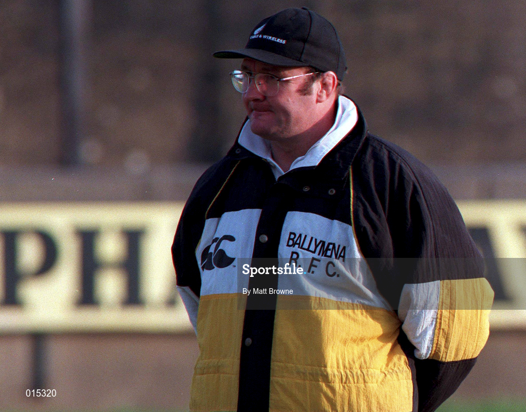 31 January 1998; Ballymena assistant coach David Smith prior to the All-Ireland League Division 1 match between Shannon RFC and Ballymena RFC at Thomond Park in Limerick. Photo by Matt Browne/Sportsfile