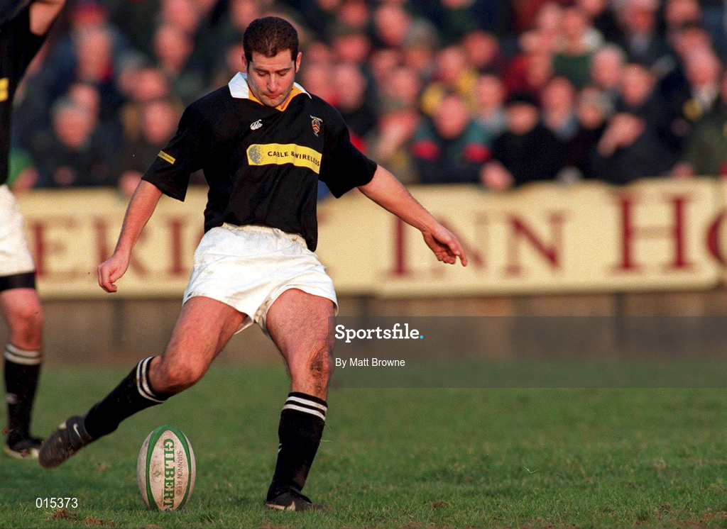 31 January 1998; Derek McAleese of Ballymena during the All-Ireland League Division 1 match between Shannon RFC and Ballymena RFC at Thomond Park in Limerick. Photo by Matt Browne/Sportsfile