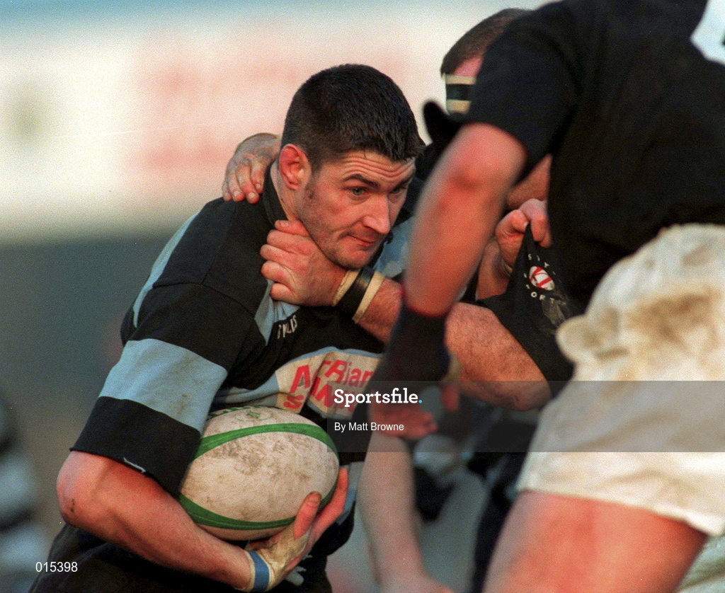 31 January 1998; Eddie Halvey of Shannon during the All-Ireland League Division 1 match between Shannon RFC and Ballymena RFC at Thomond Park in Limerick. Photo by Matt Browne/Sportsfile