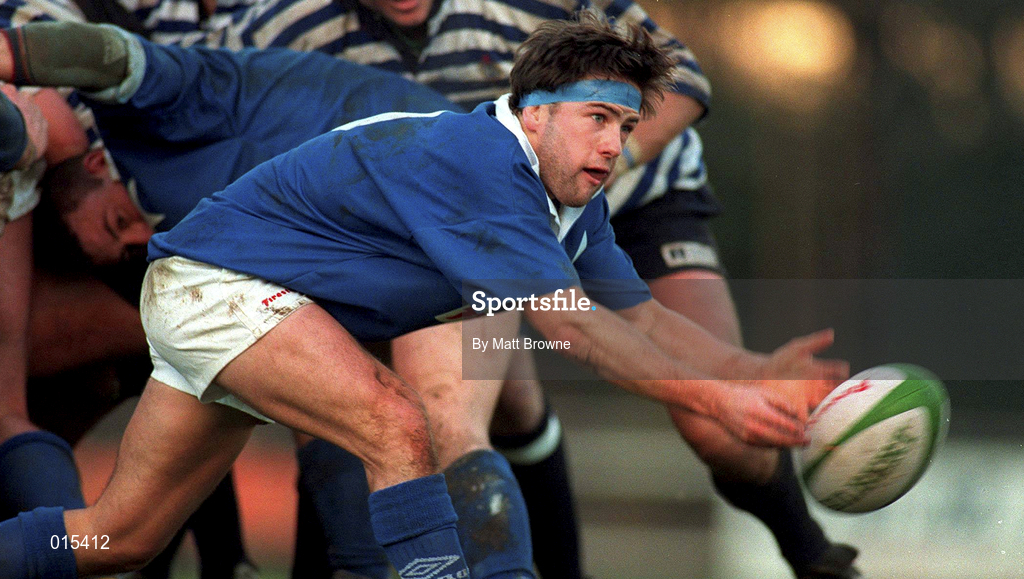 22 November 1997; Eoin McCormack of St Mary's College during the All-Ireland League Division 1 match between St Mary's College RFC and Blackrock College RFC at Templeville Road in Dublin. Photo by Matt Browne/Sportsfile