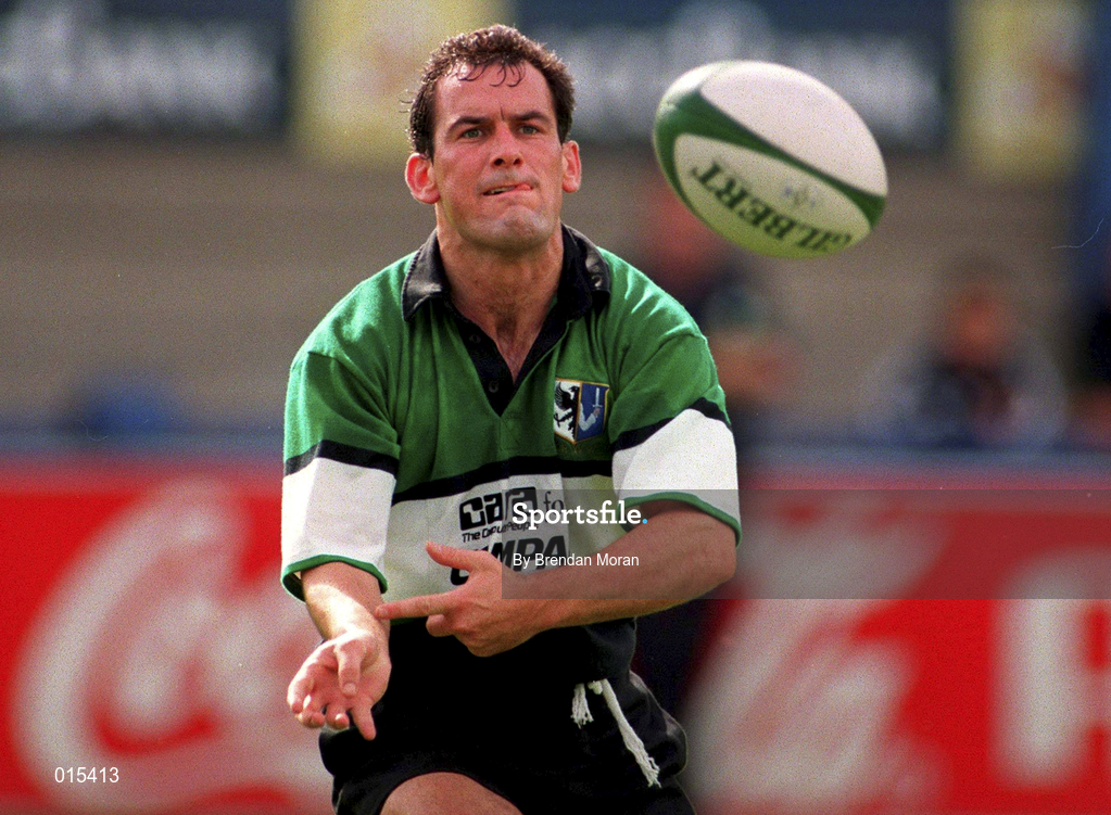 30 August 1997; Eric Elwood of Connacht during the Interprovincial rugby match between Leinster and Connacht in Donnybrook Stadium in Dublin. Photo by Brendan Moran/Sportsfile