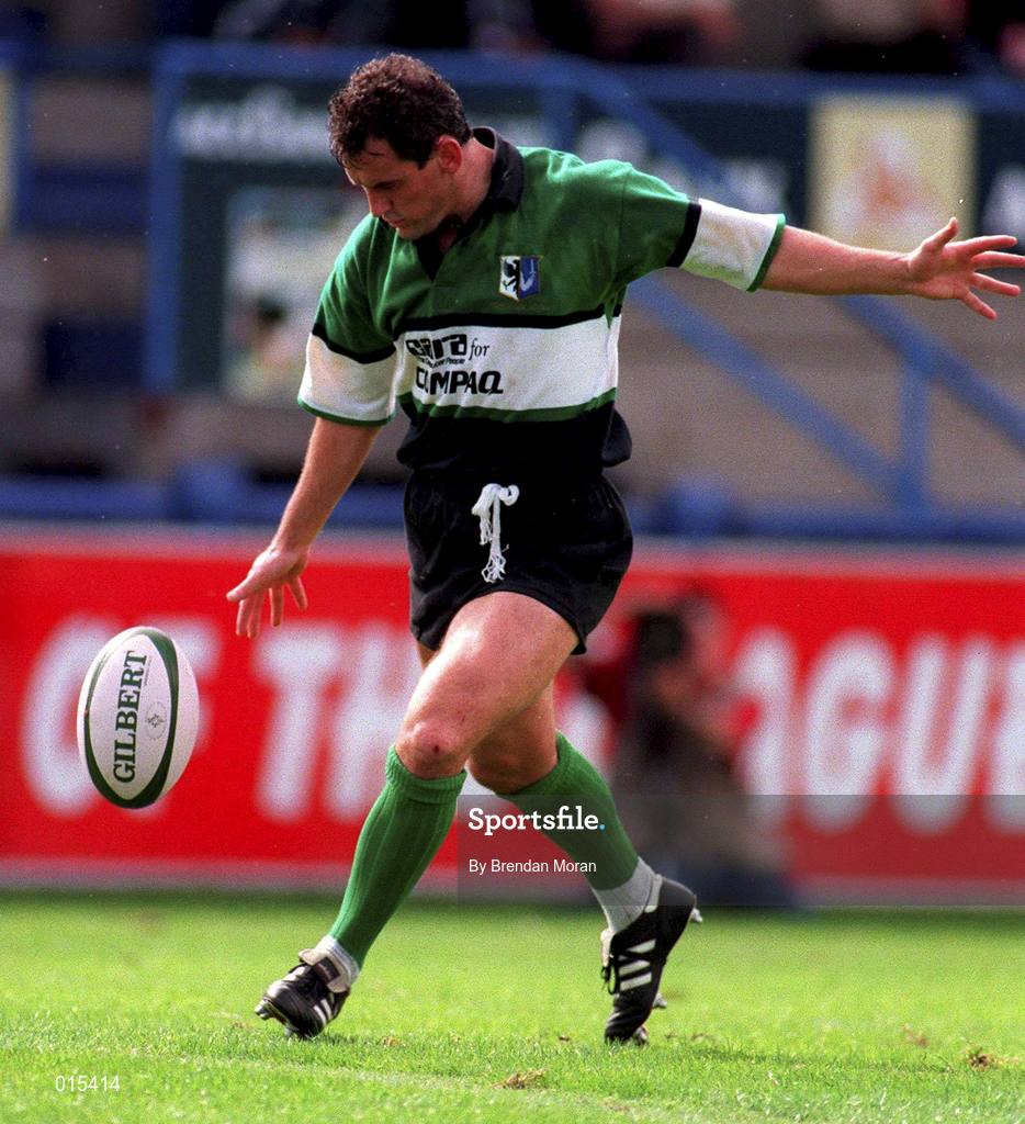 30 August 1997; Eric Elwood of Connacht during the Interprovincial rugby match between Leinster and Connacht in Donnybrook Stadium in Dublin. Photo by Brendan Moran/Sportsfile