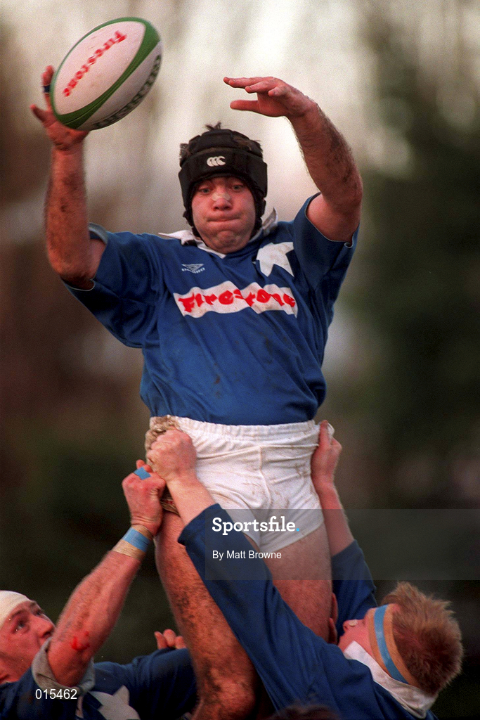 22 November 1997; Frank Fitzgerald of St Mary's College during the All-Ireland League Division 1 match between St Mary's College RFC and Blackrock College RFC at Templeville Road in Dublin. Photo by Matt Browne/Sportsfile