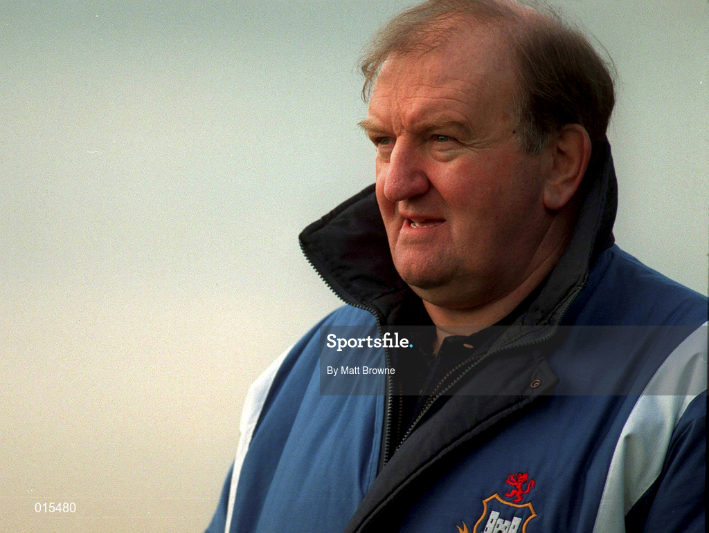 22 November 1997; Blackrock College coach George Hook during the All-Ireland League Division 1 match between St Mary's College RFC and Blackrock College RFC at Templeville Road in Dublin. Photo by Matt Browne/Sportsfile