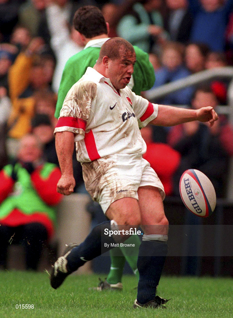 4 April 1998; Richard Cockerill of England during the Five Nations Rugby Championship match between England and Ireland at Twickenham Stadium in London, England. Photo by Brendan Moran/Sportsfile