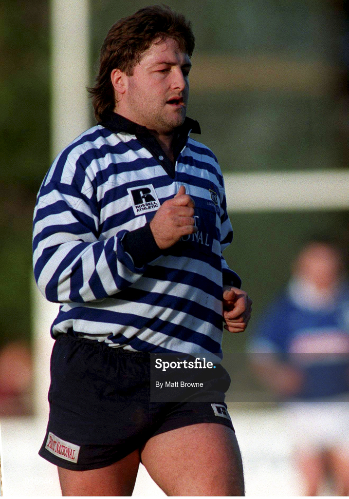 22 November 1997; Shane Byrne of Blackrock College during the All-Ireland League Division 1 match between St Mary's College RFC and Blackrock College RFC at Templeville Road in Dublin. Photo by Matt Browne/Sportsfile