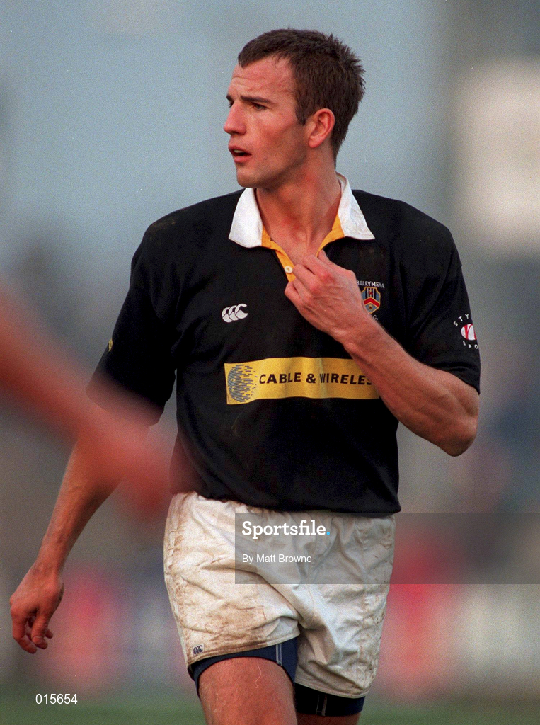 31 January 1998; Stanley McDowell of Ballymena during the All-Ireland League Division 1 match between Shannon RFC and Ballymena RFC at Thomond Park in Limerick. Photo by Matt Browne/Sportsfile