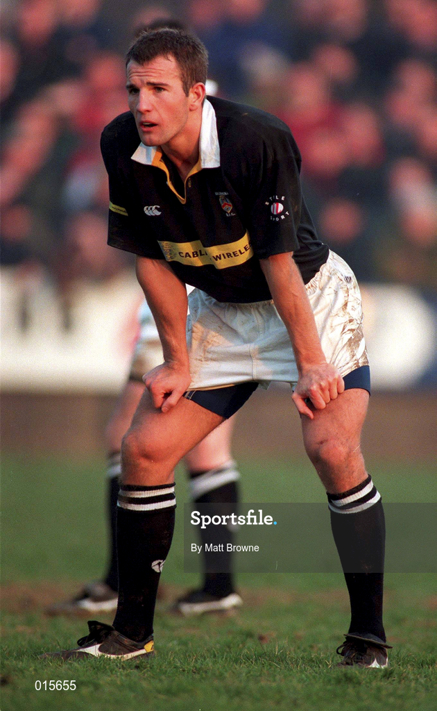 31 January 1998; Stanley McDowell of Ballymena during the All-Ireland League Division 1 match between Shannon RFC and Ballymena RFC at Thomond Park in Limerick. Photo by Matt Browne/Sportsfile