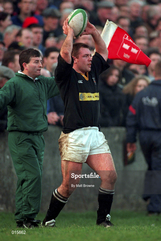 31 January 1998; Stephen Ritchie of Ballymena during the All-Ireland League Division 1 match between Shannon RFC and Ballymena RFC at Thomond Park in Limerick. Photo by Matt Browne/Sportsfile