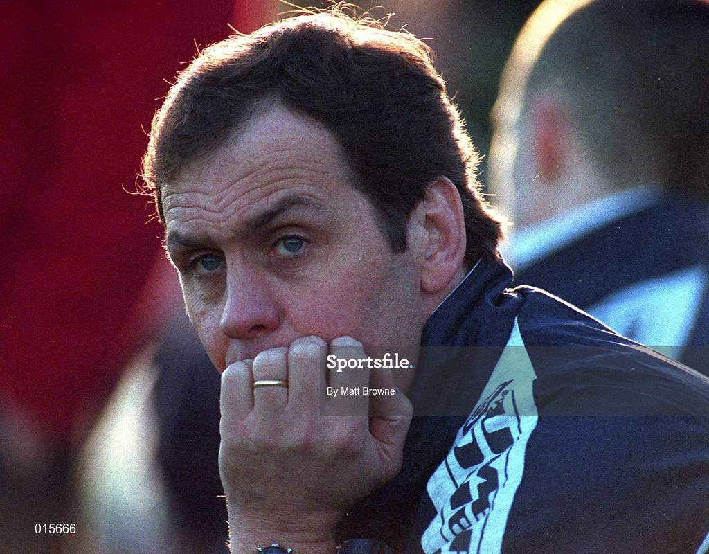 22 November 1997; St Mary's College coach Steve Hennessey during the All-Ireland League Division 1 match between St Mary's College RFC and Blackrock College RFC at Templeville Road in Dublin. Photo by Matt Browne/Sportsfile
