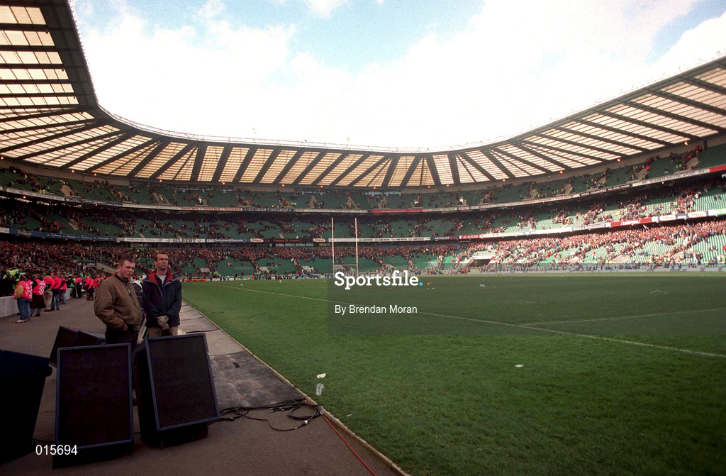 4 April 1998; A general view of Twickenham Stadium during the Five Nations Rugby Championship match between England and Ireland at Twickenham Stadium in London, England. Photo by Brendan Moran/Sportsfile
