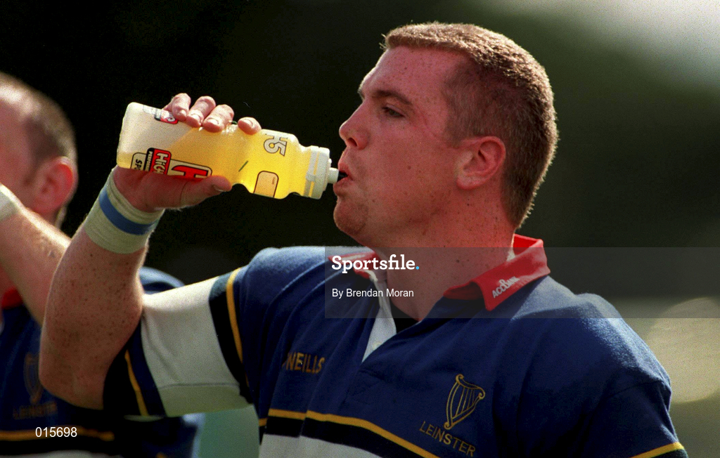 30 August 1997; Victor Costello of Leinster during the Interprovincial rugby match between Leinster and Connacht in Donnybrook Stadium in Dublin. Photo by Brendan Moran/Sportsfile