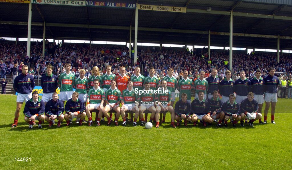27 June 2004; Mayo squad. Bank of Ireland Connacht Senior Football Championship Semi-Final, Mayo v Galway, McHale Park, Castlebar, Co. Mayo. Picture credit; Damien Eagers / SPORTSFILE