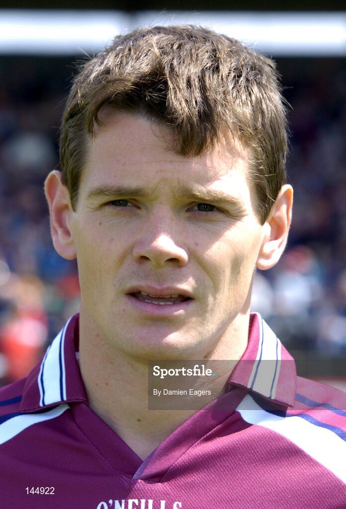 27 June 2004; Declan Meehan, Galway captain. Bank of Ireland Connacht Senior Football Championship Semi-Final, Mayo v Galway, McHale Park, Castlebar, Co. Mayo. Picture credit; Damien Eagers / SPORTSFILE