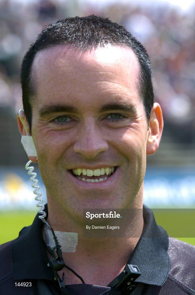 27 June 2004; David Coldrick, Referee. Bank of Ireland Connacht Senior Football Championship Semi-Final, Mayo v Galway, McHale Park, Castlebar, Co. Mayo. Picture credit; Damien Eagers / SPORTSFILE