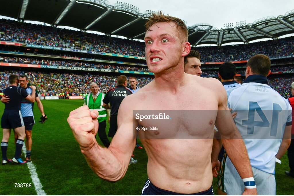 1 September 2013; Paul Flynn, Dublin, celebrates after the game. GAA Football All-Ireland Senior Championship, Semi-Final, Dublin v Kerry, Croke Park, Dublin. Photo by Sportsfile