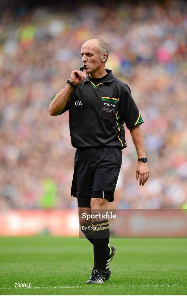 1 September 2013; Referee Cormac Reilly. GAA Football All-Ireland Senior Championship, Semi-Final, Dublin v Kerry, Croke Park, Dublin. Photo by Sportsfile
