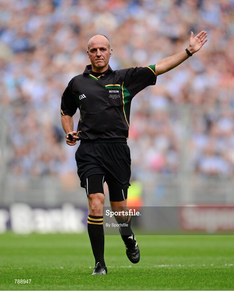 1 September 2013; Referee Cormac Reilly. GAA Football All-Ireland Senior Championship, Semi-Final, Dublin v Kerry, Croke Park, Dublin. Photo by Sportsfile