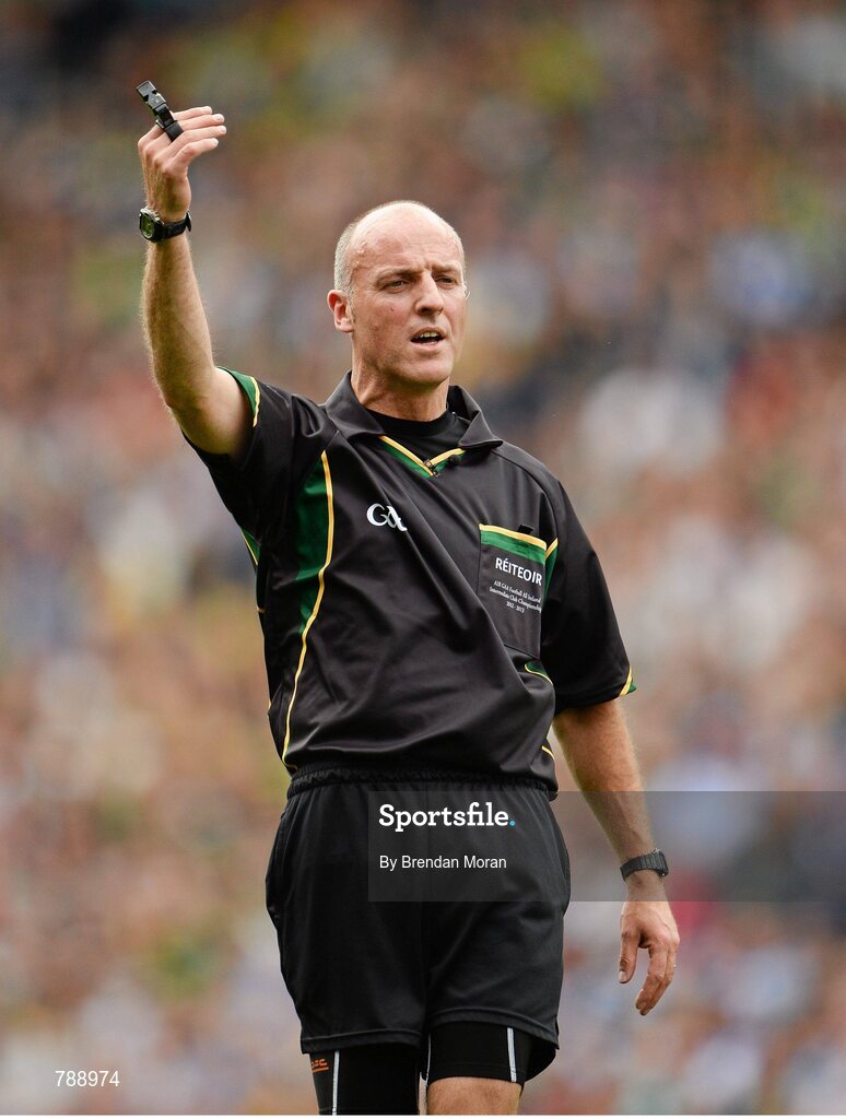 1 September 2013; Cormac Reilly, Referee. GAA Football All-Ireland Senior Championship, Semi-Final, Dublin v Kerry, Croke Park, Dublin. Picture credit: Brendan Moran / SPORTSFILE