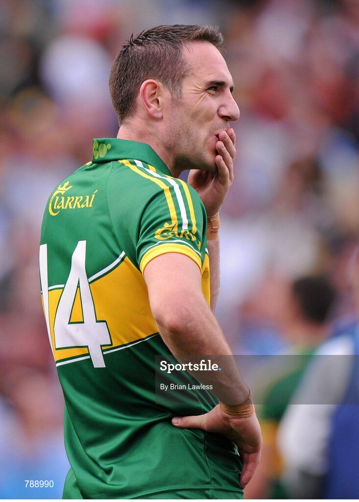 1 September 2013; Kerry's Declan O'Sullivan after the match. GAA Football All-Ireland Senior Championship, Semi-Final, Dublin v Kerry, Croke Park, Dublin. Picture credit: Brian Lawless / SPORTSFILE