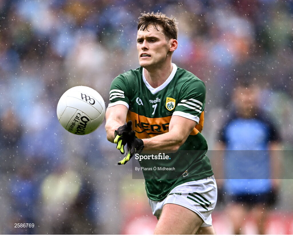 30 July 2023; Gavin White of Kerry during the GAA Football All-Ireland Senior Championship final match between Dublin and Kerry at Croke Park in Dublin. Photo by Piaras Ó Mídheach/Sportsfile