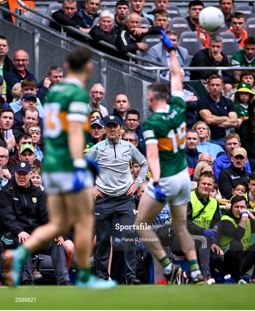 30 July 2023; Kerry manager Jack O'Connor during the GAA Football All-Ireland Senior Championship final match between Dublin and Kerry at Croke Park in Dublin. Photo by Piaras Ó Mídheach/Sportsfile