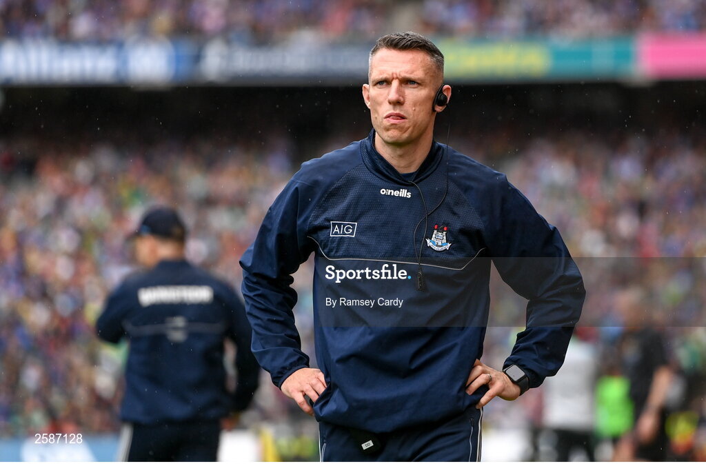 30 July 2023; Dublin selector Darren Daly during the GAA Football All-Ireland Senior Championship final match between Dublin and Kerry at Croke Park in Dublin. Photo by Ramsey Cardy/Sportsfile