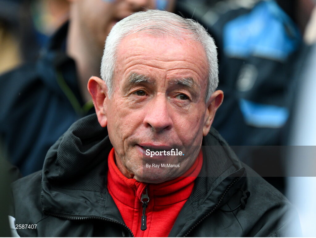 30 July 2023; Former Down manager and current selector Pete McGrath in the Cusack Stand before the GAA Football All-Ireland Senior Championship final match between Dublin and Kerry at Croke Park in Dublin. Photo by Ray McManus/Sportsfile