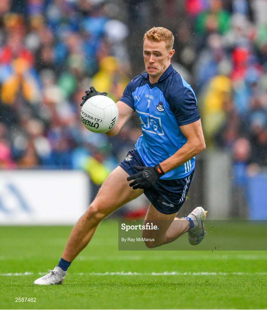 30 July 2023; Paul Mannion of Dublin during the GAA Football All-Ireland Senior Championship final match between Dublin and Kerry at Croke Park in Dublin. Photo by Ray McManus/Sportsfile