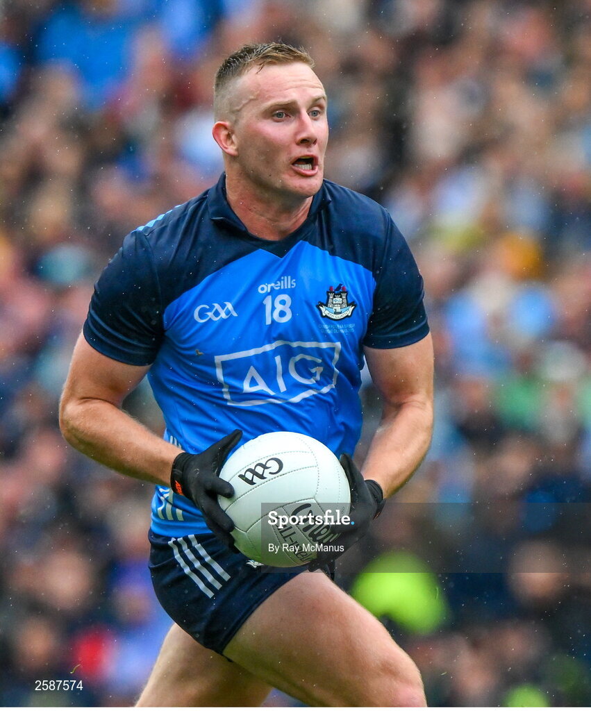 30 July 2023; Ciaran Kilkenny of Dublin during the GAA Football All-Ireland Senior Championship final match between Dublin and Kerry at Croke Park in Dublin. Photo by Ray McManus/Sportsfile