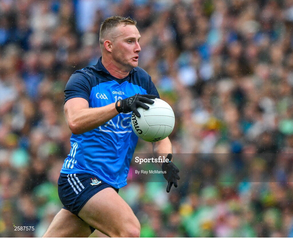 30 July 2023; Ciaran Kilkenny of Dublin during the GAA Football All-Ireland Senior Championship final match between Dublin and Kerry at Croke Park in Dublin. Photo by Ray McManus/Sportsfile