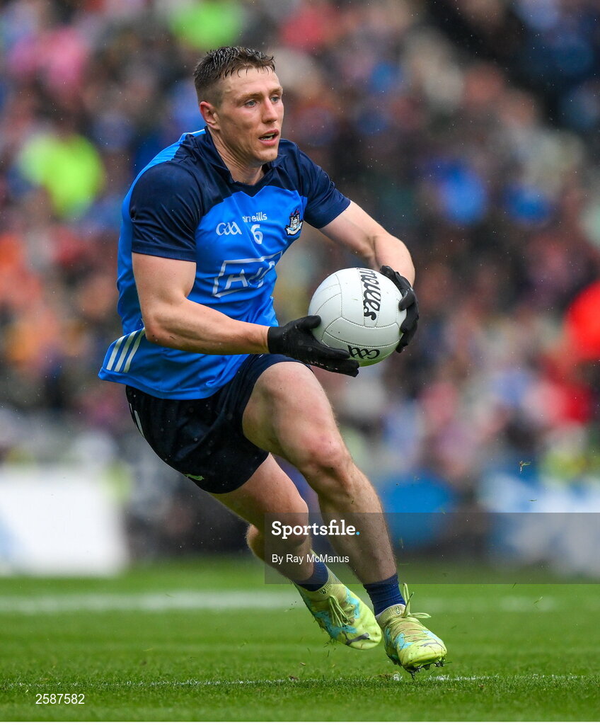 30 July 2023; John Small of Dublin during the GAA Football All-Ireland Senior Championship final match between Dublin and Kerry at Croke Park in Dublin. Photo by Ray McManus/Sportsfile