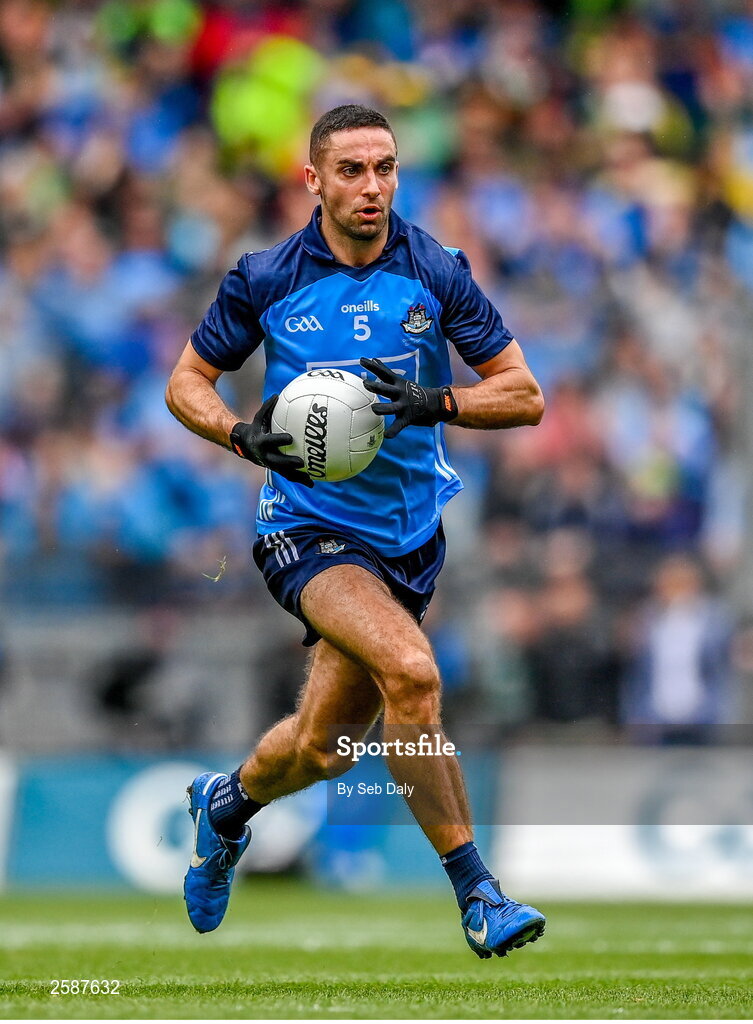 30 July 2023; James McCarthy of Dublin during the GAA Football All-Ireland Senior Championship final match between Dublin and Kerry at Croke Park in Dublin. Photo by Seb Daly/Sportsfile