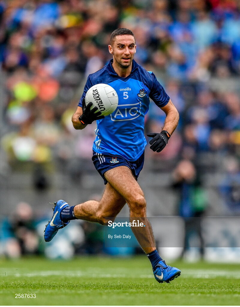 30 July 2023; James McCarthy of Dublin during the GAA Football All-Ireland Senior Championship final match between Dublin and Kerry at Croke Park in Dublin. Photo by Seb Daly/Sportsfile