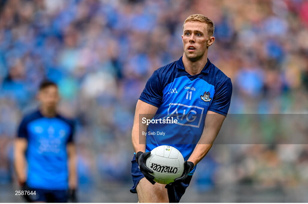 30 July 2023; Paul Mannion of Dublin during the GAA Football All-Ireland Senior Championship final match between Dublin and Kerry at Croke Park in Dublin. Photo by Seb Daly/Sportsfile