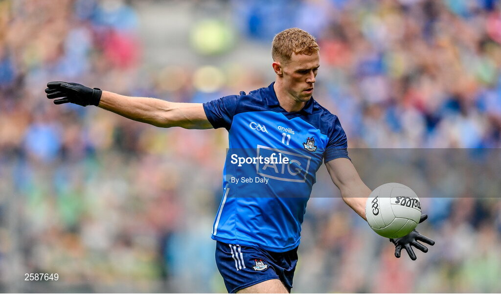30 July 2023; Paul Mannion of Dublin during the GAA Football All-Ireland Senior Championship final match between Dublin and Kerry at Croke Park in Dublin. Photo by Seb Daly/Sportsfile