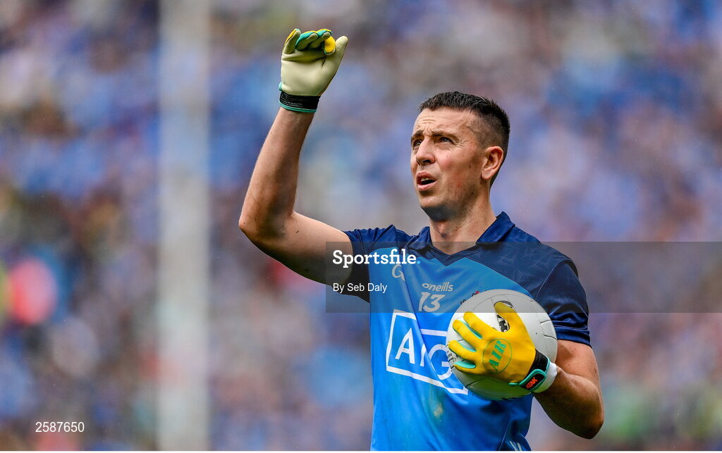 30 July 2023; Cormac Costello of Dublin during the GAA Football All-Ireland Senior Championship final match between Dublin and Kerry at Croke Park in Dublin. Photo by Seb Daly/Sportsfile