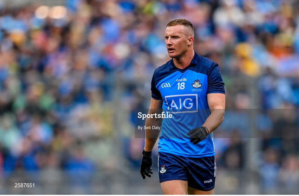 30 July 2023; Ciaran Kilkenny of Dublin during the GAA Football All-Ireland Senior Championship final match between Dublin and Kerry at Croke Park in Dublin. Photo by Seb Daly/Sportsfile