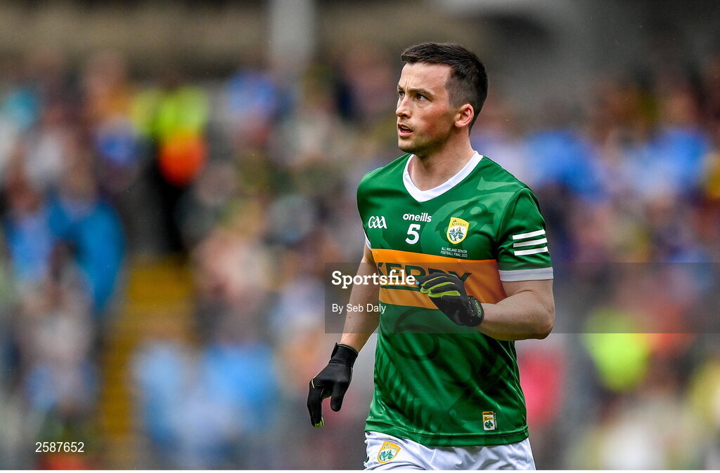 30 July 2023; Paul Murphy of Kerry during the GAA Football All-Ireland Senior Championship final match between Dublin and Kerry at Croke Park in Dublin. Photo by Seb Daly/Sportsfile