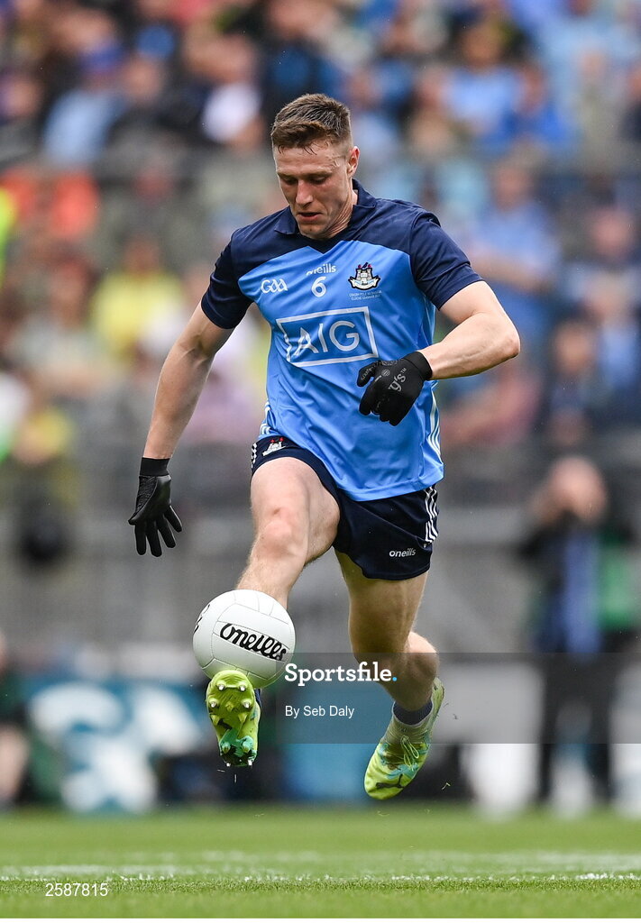 30 July 2023; John Small of Dublin during the GAA Football All-Ireland Senior Championship final match between Dublin and Kerry at Croke Park in Dublin. Photo by Seb Daly/Sportsfile