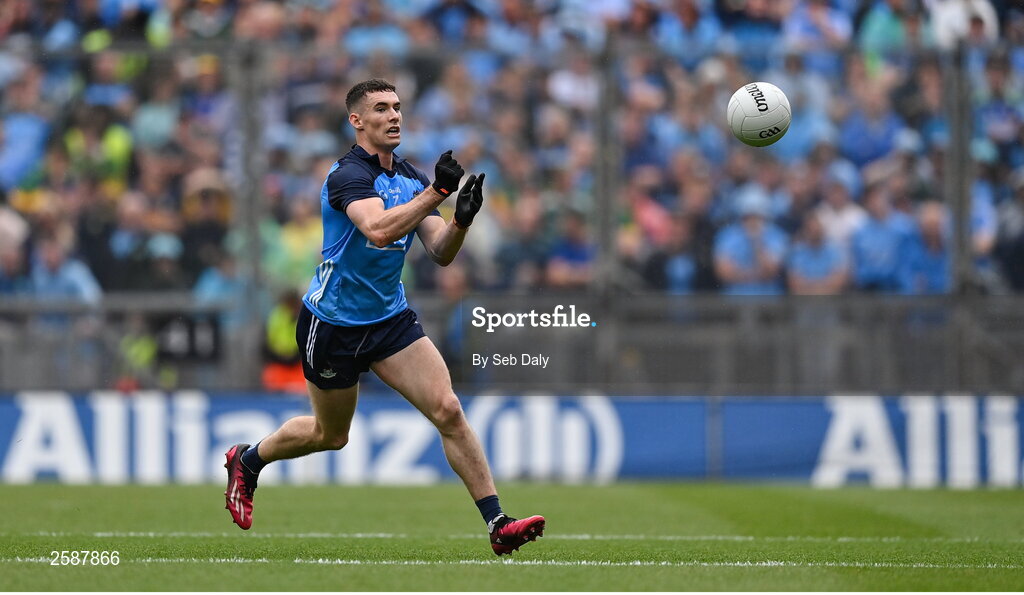 30 July 2023; Lee Gannon of Dublin during the GAA Football All-Ireland Senior Championship final match between Dublin and Kerry at Croke Park in Dublin. Photo by Seb Daly/Sportsfile