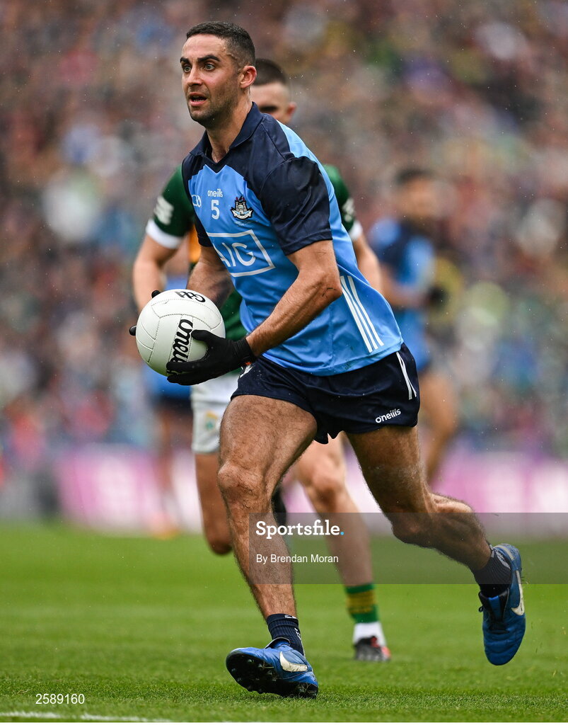 30 July 2023; James McCarthy of Dublin during the GAA Football All-Ireland Senior Championship final match between Dublin and Kerry at Croke Park in Dublin. Photo by Brendan Moran/Sportsfile