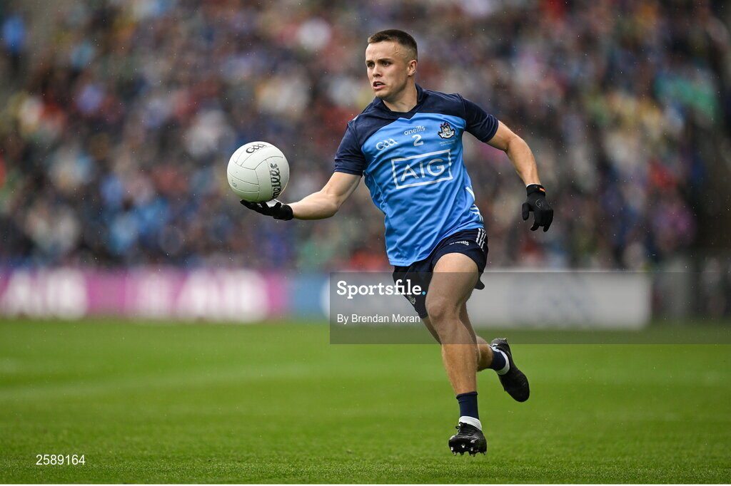30 July 2023; Eoin Murchan of Dublin during the GAA Football All-Ireland Senior Championship final match between Dublin and Kerry at Croke Park in Dublin. Photo by Brendan Moran/Sportsfile